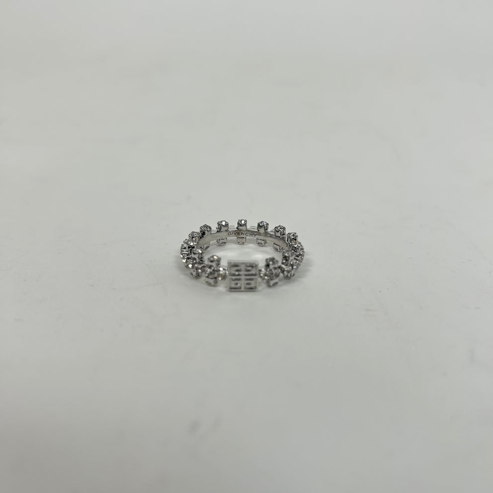 Givenchy 4G Crystal Ring Size 9