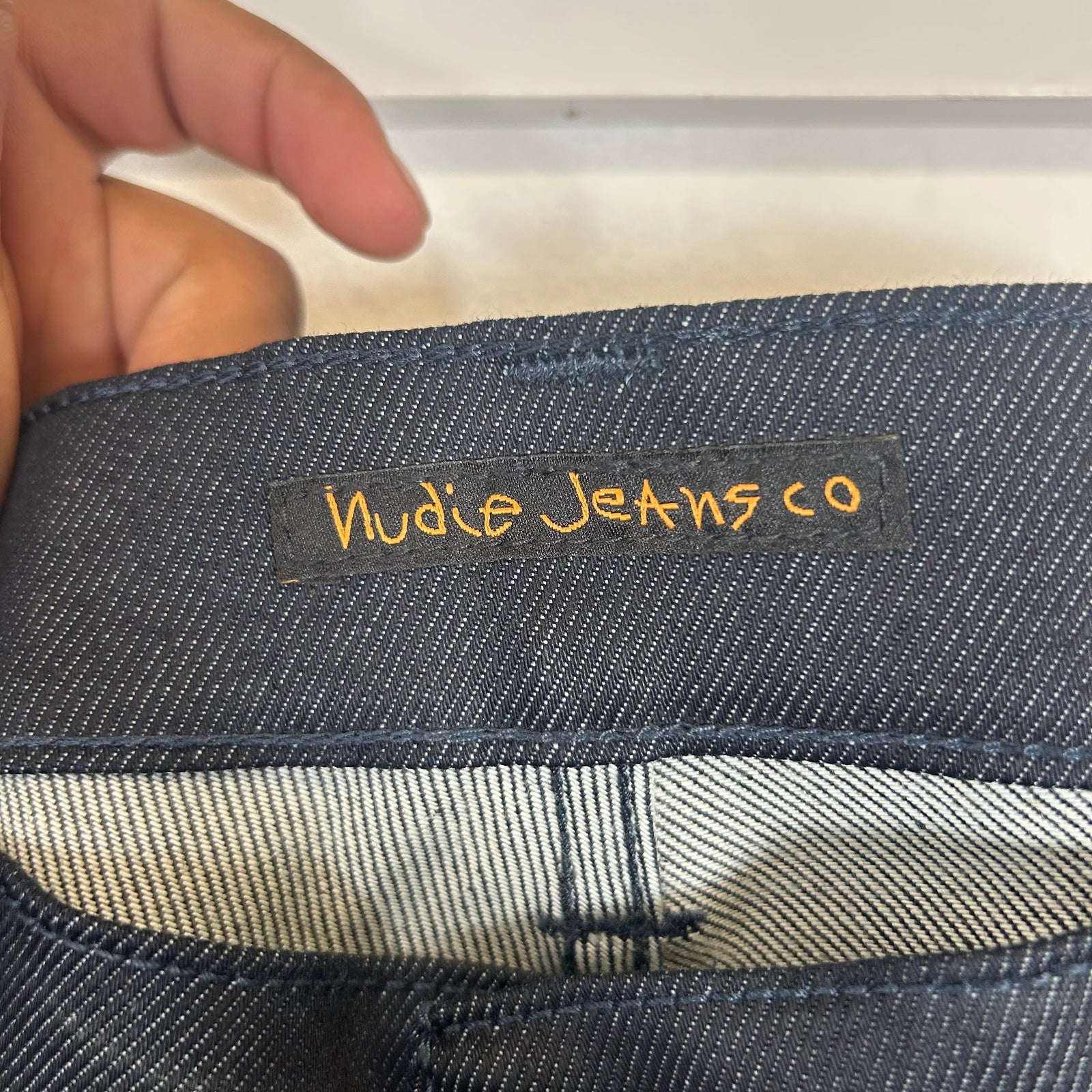 Nudie Jeans Indigo Raw Denim Jeans Size 38