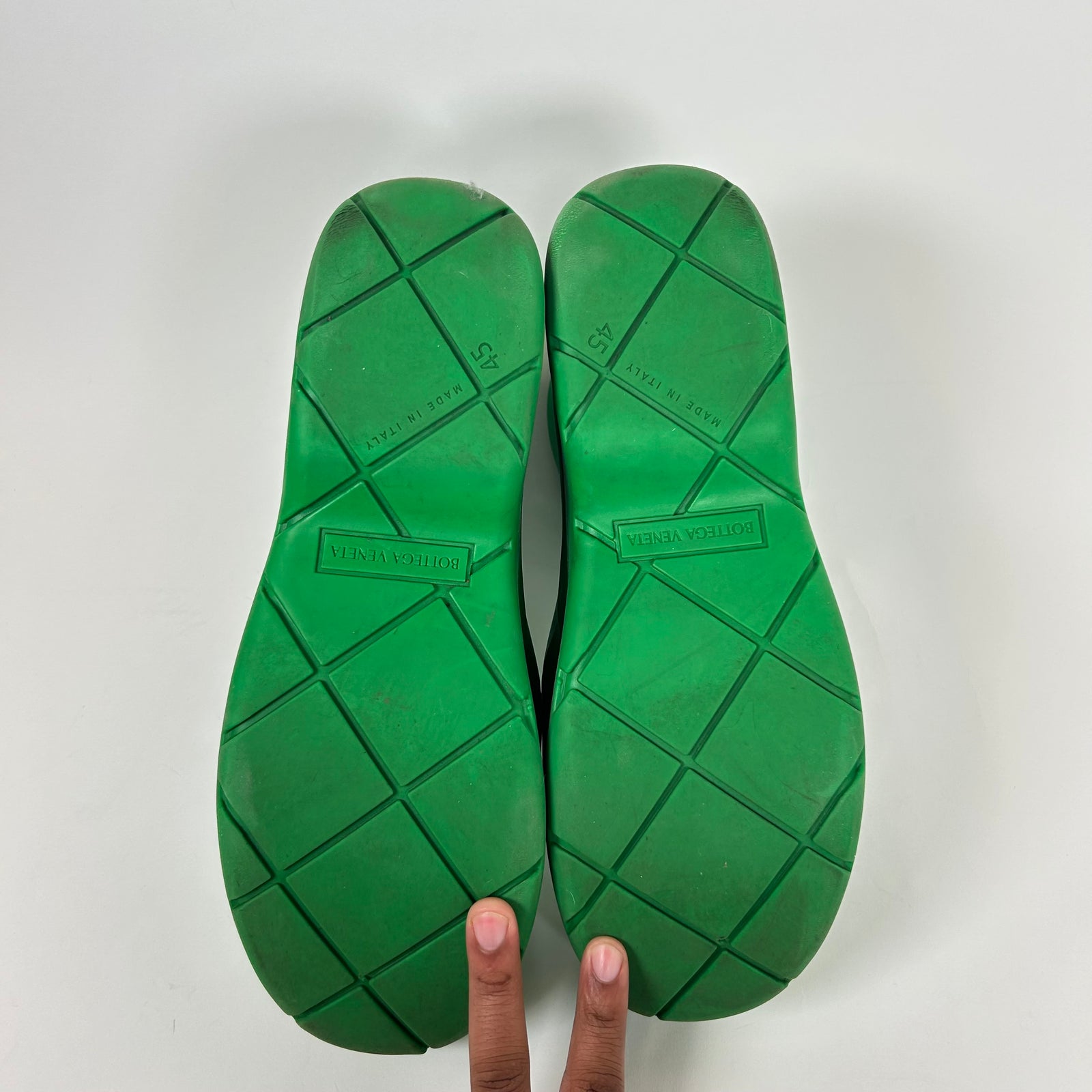Bottega Veneta Green Puddle Boots Size 12