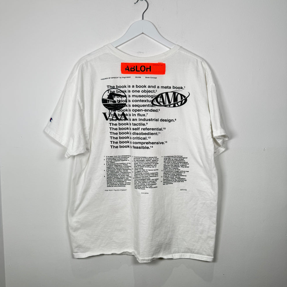 Virgil Abloh x Champion MCA 'Figures Of Speech' Graphic T-Shirt Size XL