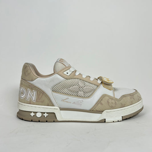 Louis Vuitton Beige Trainer Size 10.5