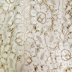 Gucci Ivory Web Lace Midi Skirt