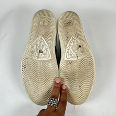 Gucci White Web Ace Sneaker Size GG 9