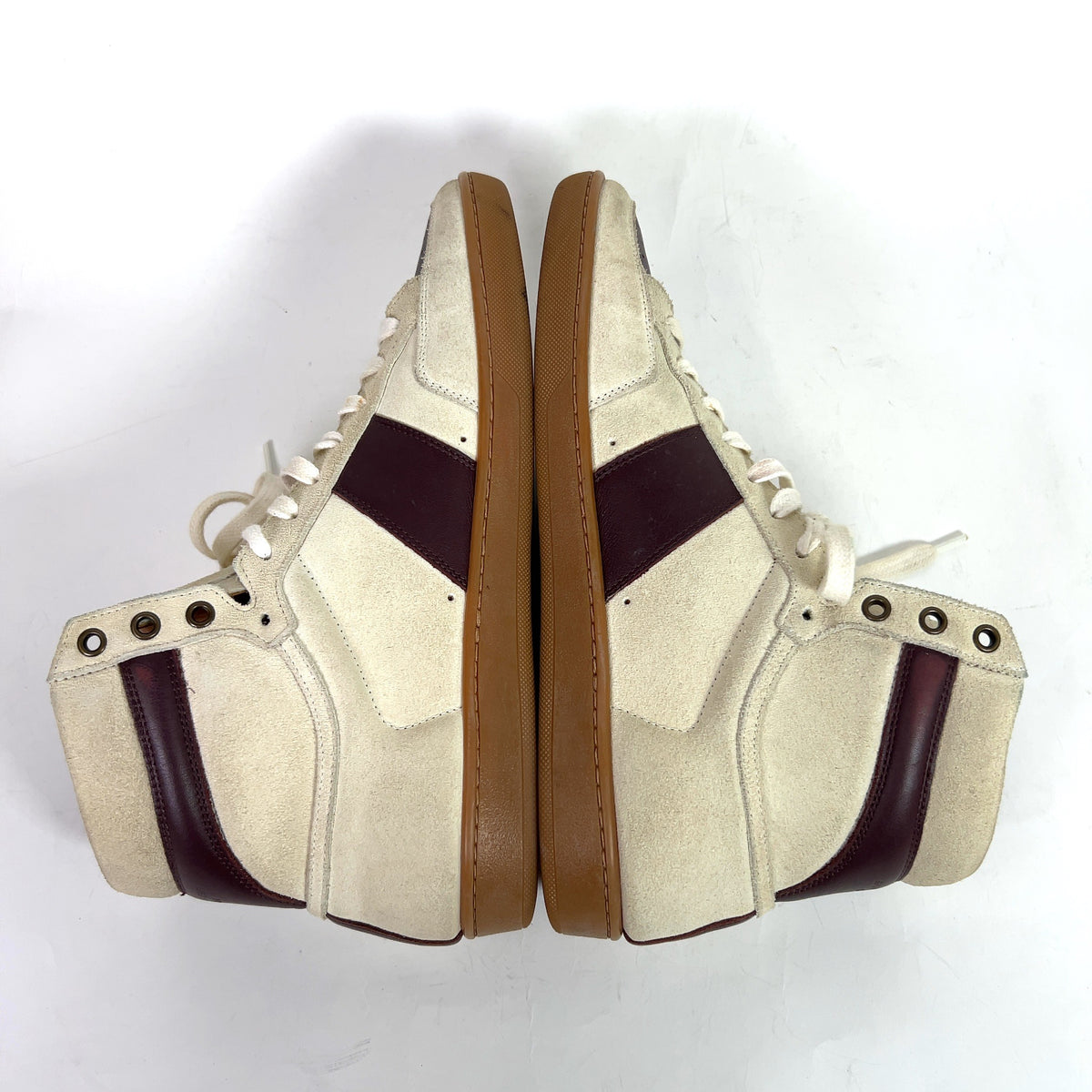 Saint Laurent SL/10H Suede High-Top Sneakers