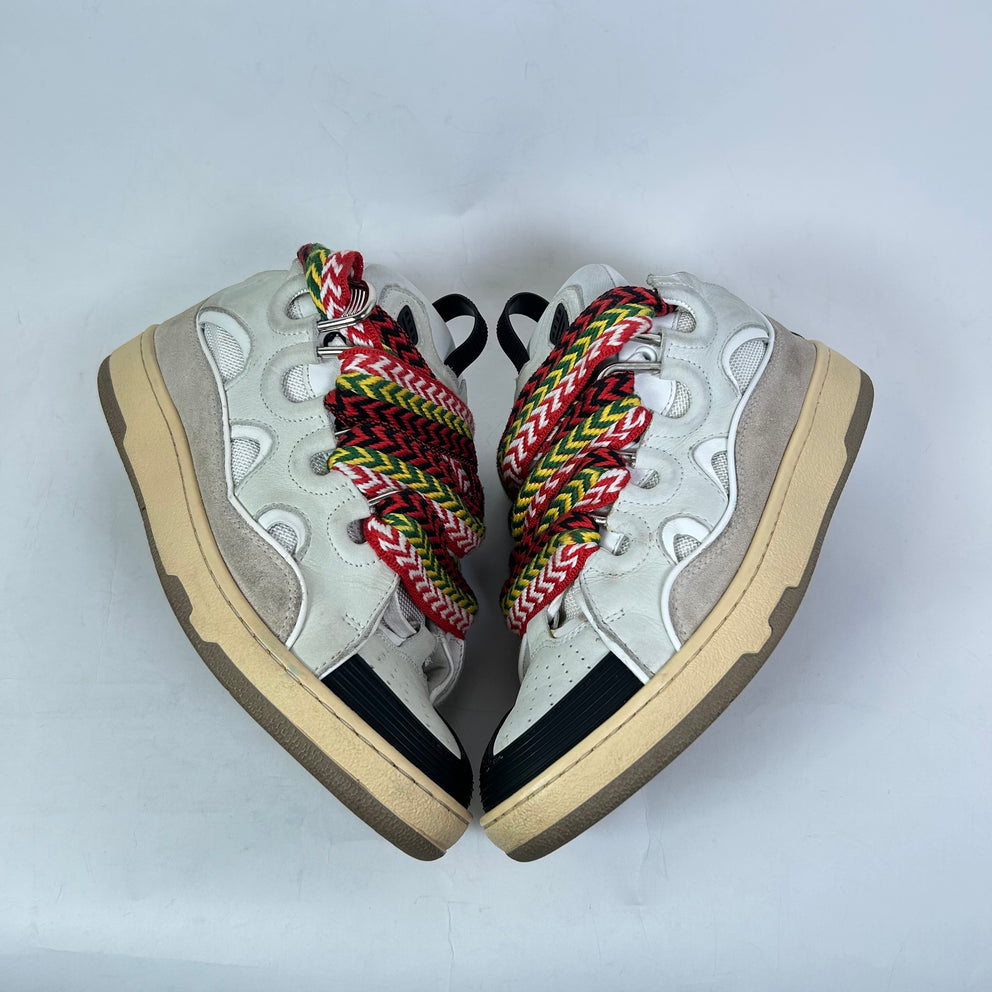 Lanvin White OG Curb Sneaker Size 42