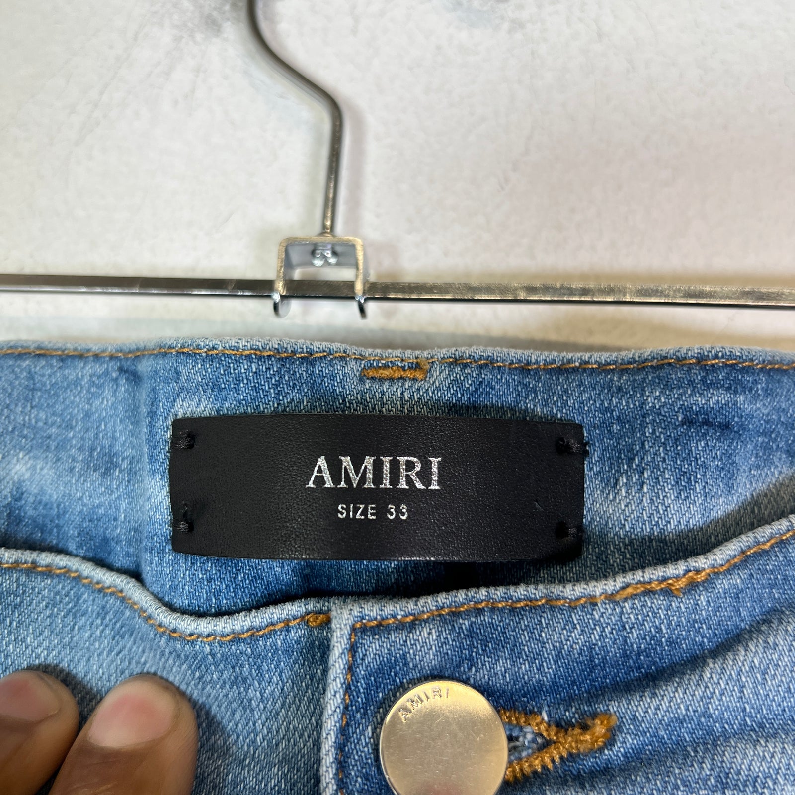 Amiri Faded Indigo Painter Denim MX1 Jeans