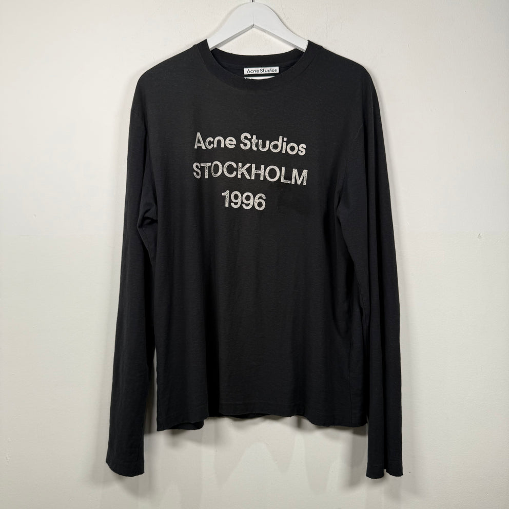 Acne Studios 'Stockholm' Black Longsleeve Size M