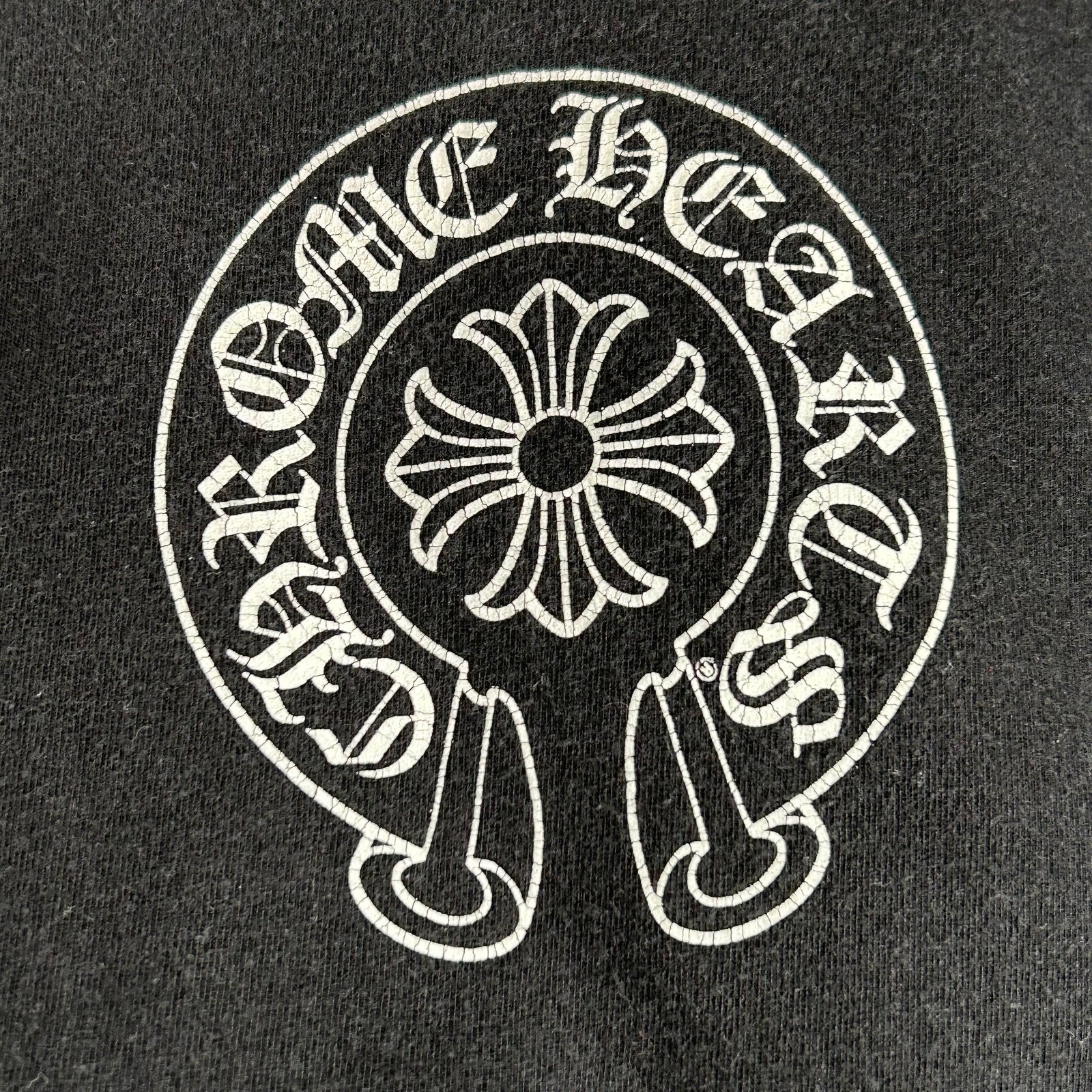Chrome Hearts Black T-Bar Logo T-Shirt Size L