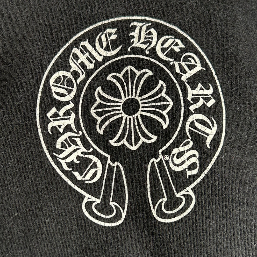 Chrome Hearts Black T-Bar Logo T-Shirt Size L