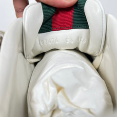 Gucci White/Beige GG Re-Web Sneaker Size GG 8.5