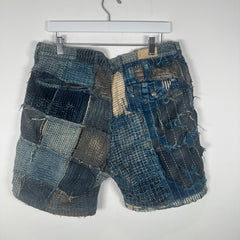 Kapital Boro Denim Shorts Size 34