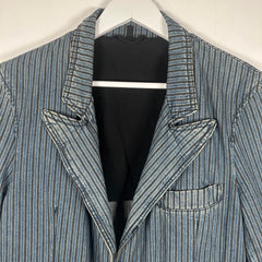 Balenciaga FW02 Denim Blazer Size M