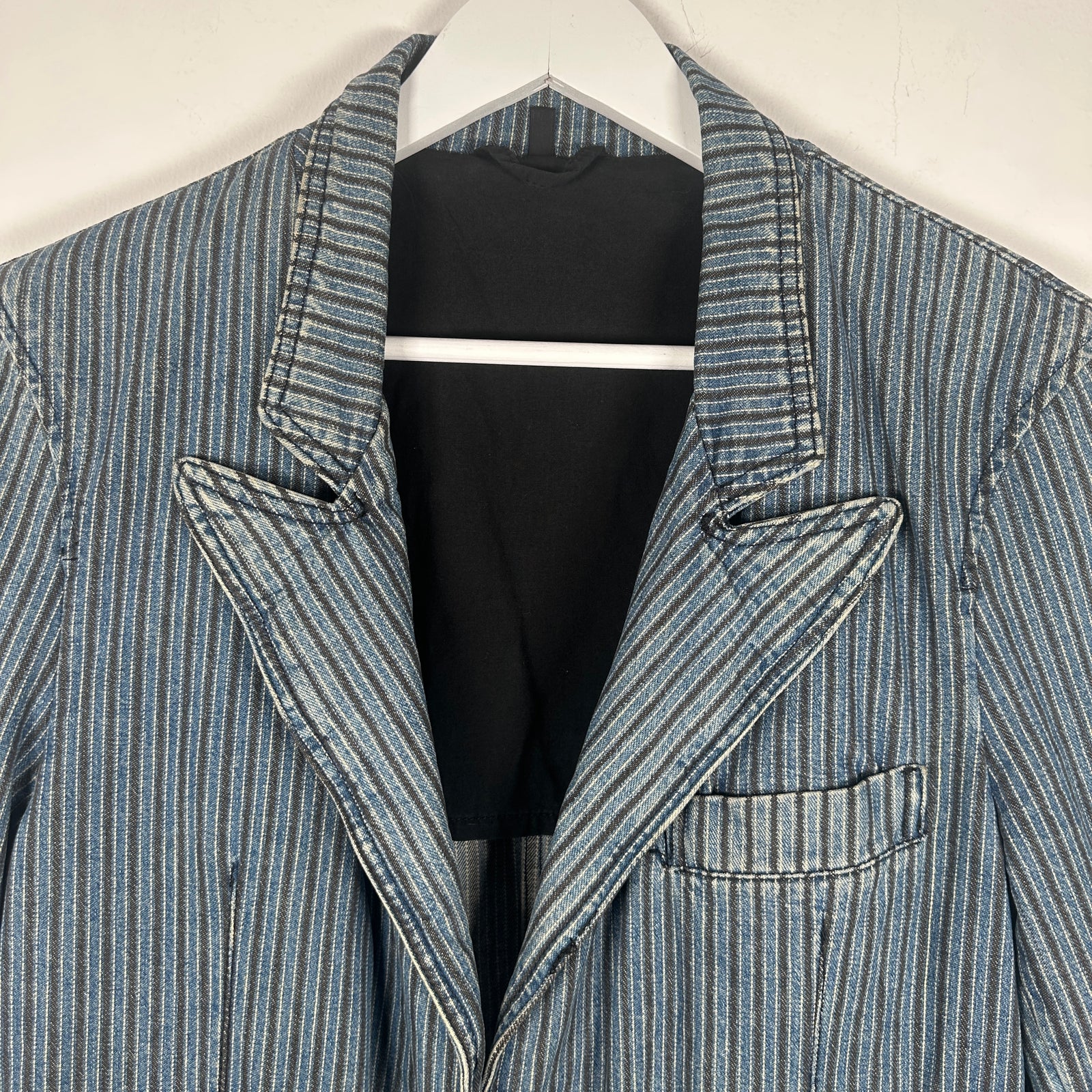 Balenciaga FW02 Denim Blazer Size M