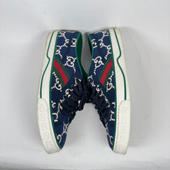 Gucci Ink Blue Tennis 1977 Sneaker Size GG 12