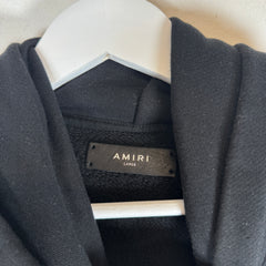 Amiri Black MA Core Logo Hoodie Size L