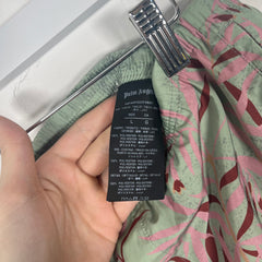 Palm Angels Green Trees Shorts Size L