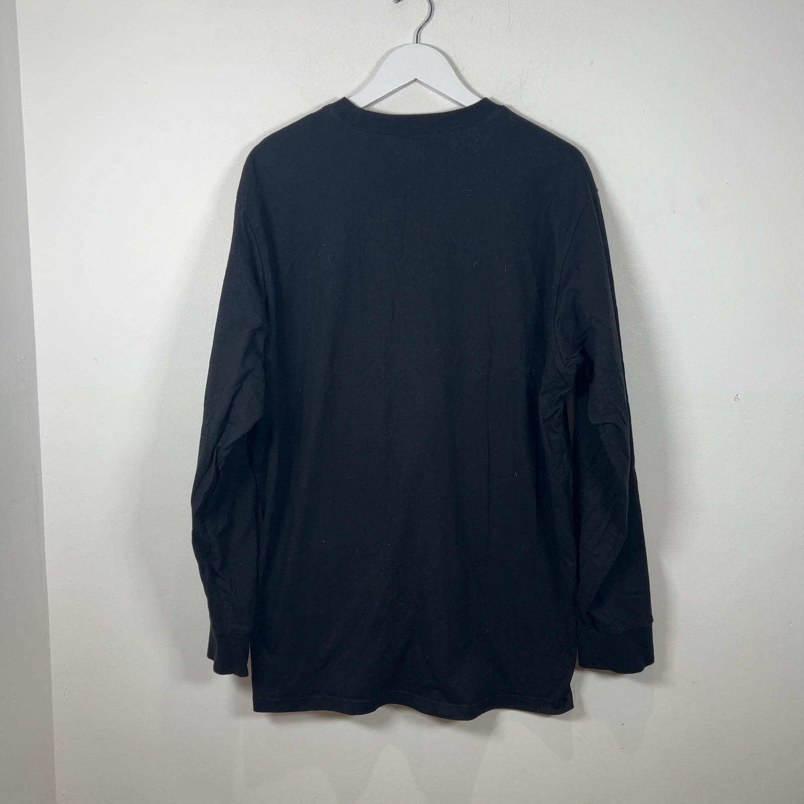 Supreme Black Stripe Logo Longsleeve