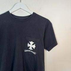 Chrome Hearts Spiral Cross Graphic Pocket T-Shirt