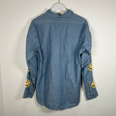 Kapital Smiley Jean Button-up Shirt Size XL