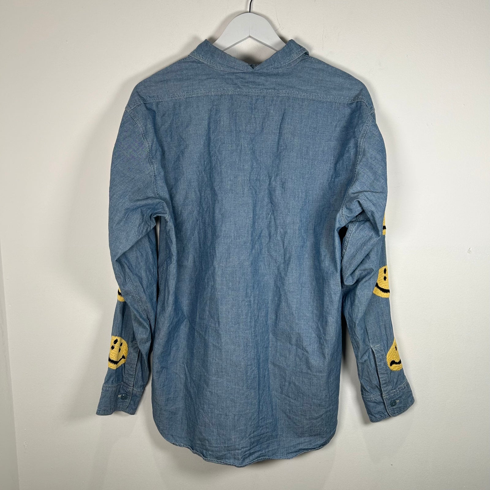 Kapital Smiley Jean Button-up Shirt Size XL