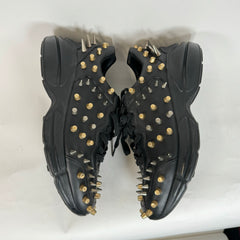 Gucci Black Studded Rhyton Sneaker Size 9.5