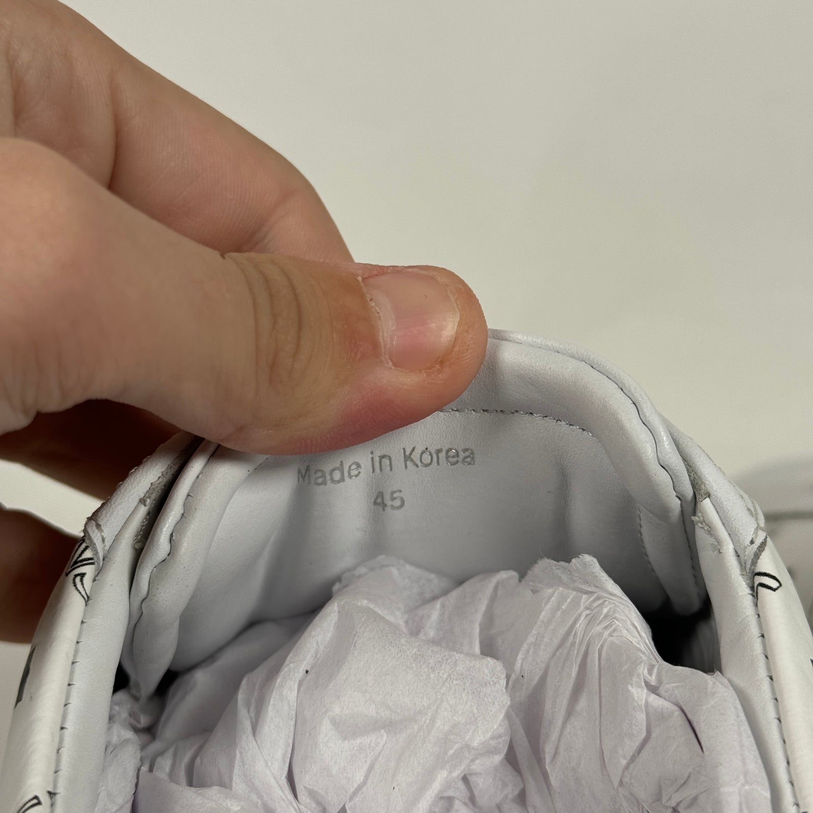MCM White Viseto Low Top Sneaker Size 12