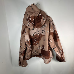 Raspberry Chocolate Chip Camo Rain Jacket Size XL