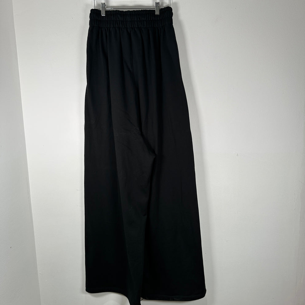 Anonymous Club Oversized Wide Leg Black Sweat Pants Size S