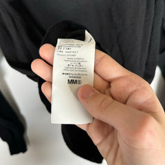 MM6 Maison Margiela Black Turtleneck Knit Sweater Size S