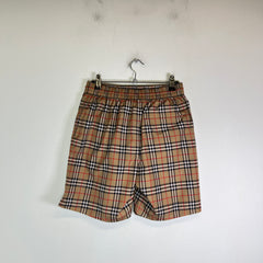 Burberry Beige Check Swim Shorts Size S