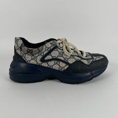 Gucci Navy GG Rython Size 8.5