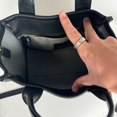 Marc Jacobs Black Leather Small Tote Bag