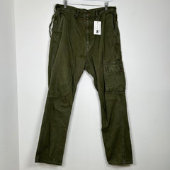 Kapital Green Fatigue Cargo Pants Size 2XL