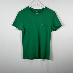 Jacquemus Green Cursive Logo T-Shirt Size M