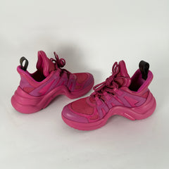 Louis Vuitton Archlight Trainer Rose Pop Size 39