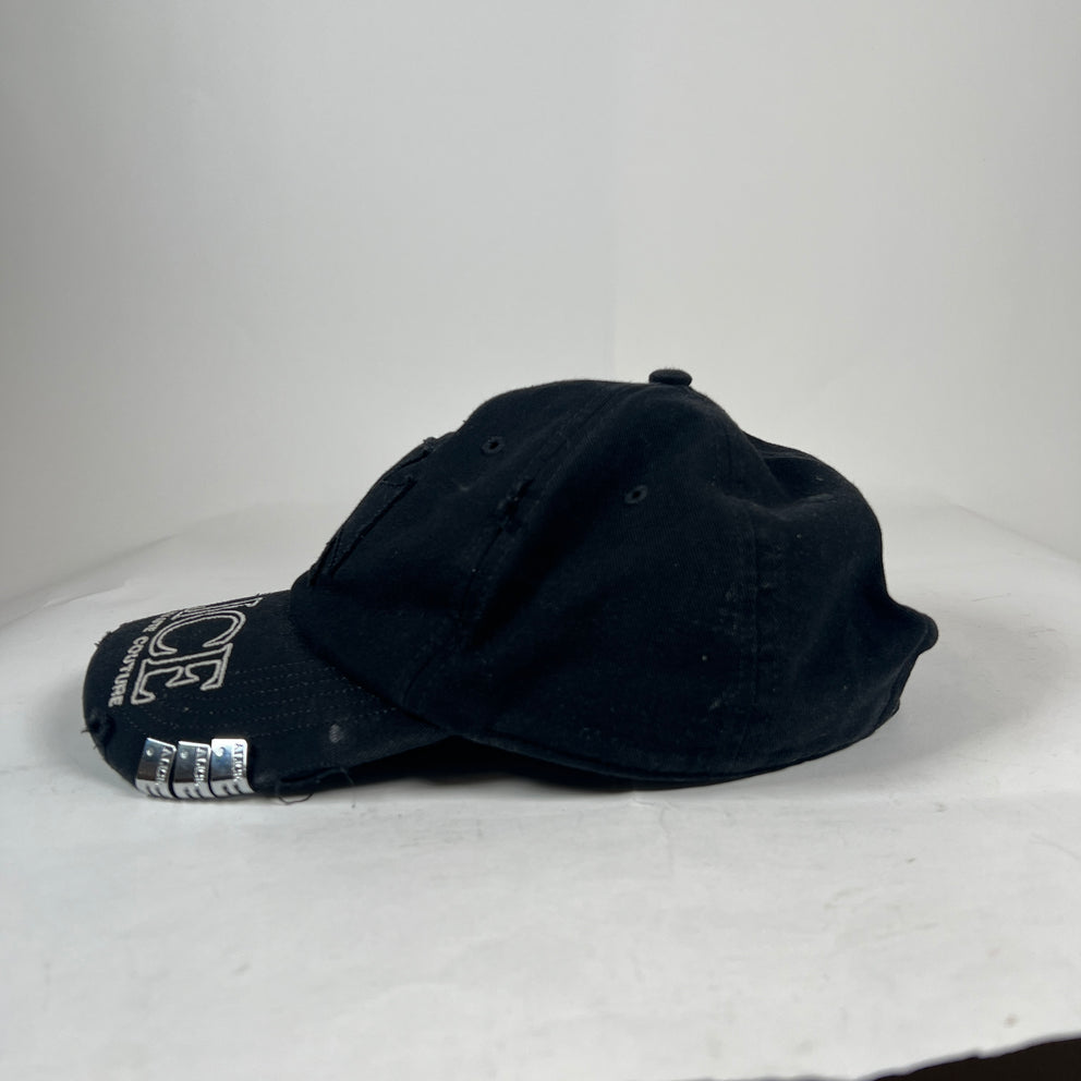 Alice Hollywood Black Chopper Logo Cap
