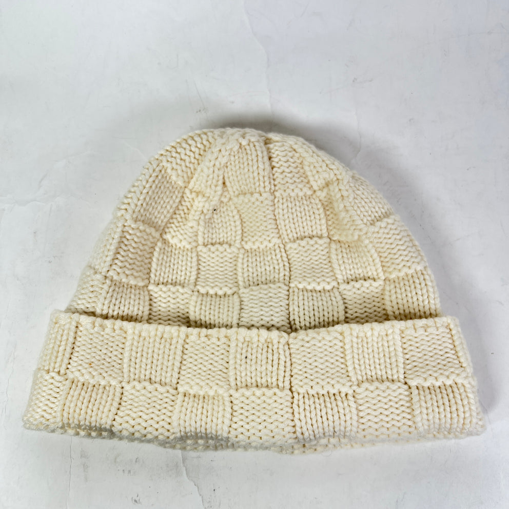 Louis Vuitton Wool Damier Snug Beanie