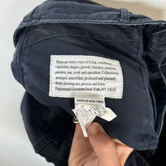 Engineered Garments Navy Cargo Pants Size 34