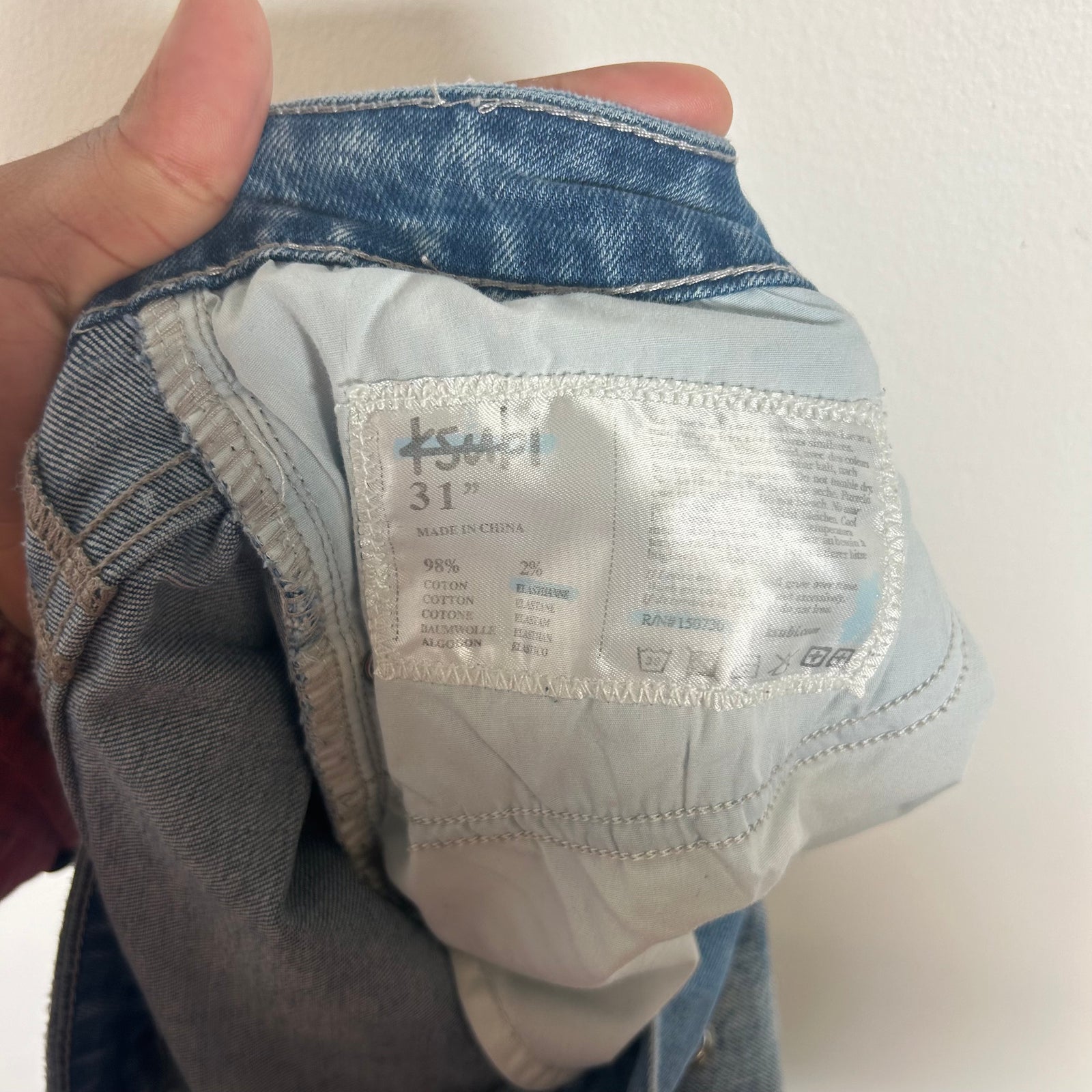 Ksubi Blue Chitch Punk Devil Jeans Size 31