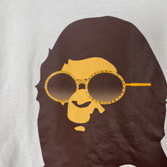 Bape Bape Head T-Shirt Glasses Size L