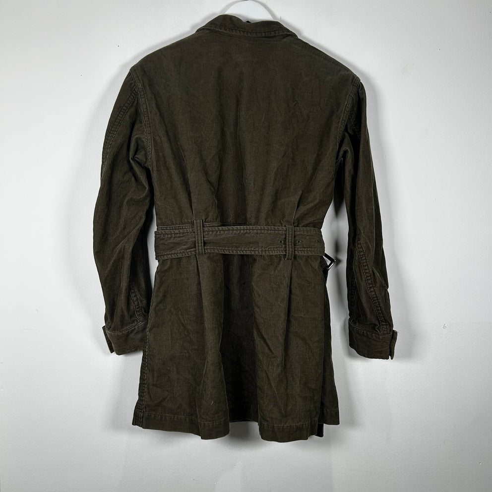 Y's Yohji Yamamoto Green Corduray Jacket Size S
