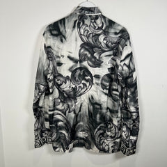 Versace Grey Silk Shirt Size M