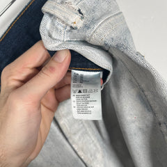 Maison Margiela x HM Paint Cracked Denim Jeans Size 32