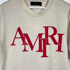 Amiri Staggered Logo T-Shirt