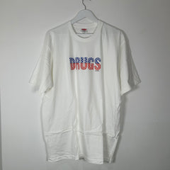 Supreme 'Drugs' American Flag T-Shirt Size XL