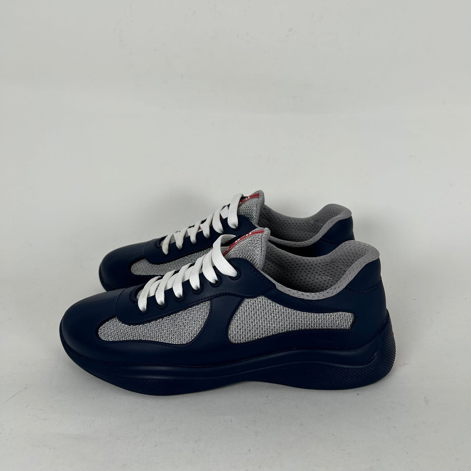 Prada Navy Rubber Cups Size 40