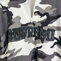 Supreme Seoul Shop Flag Half Zip Pullover