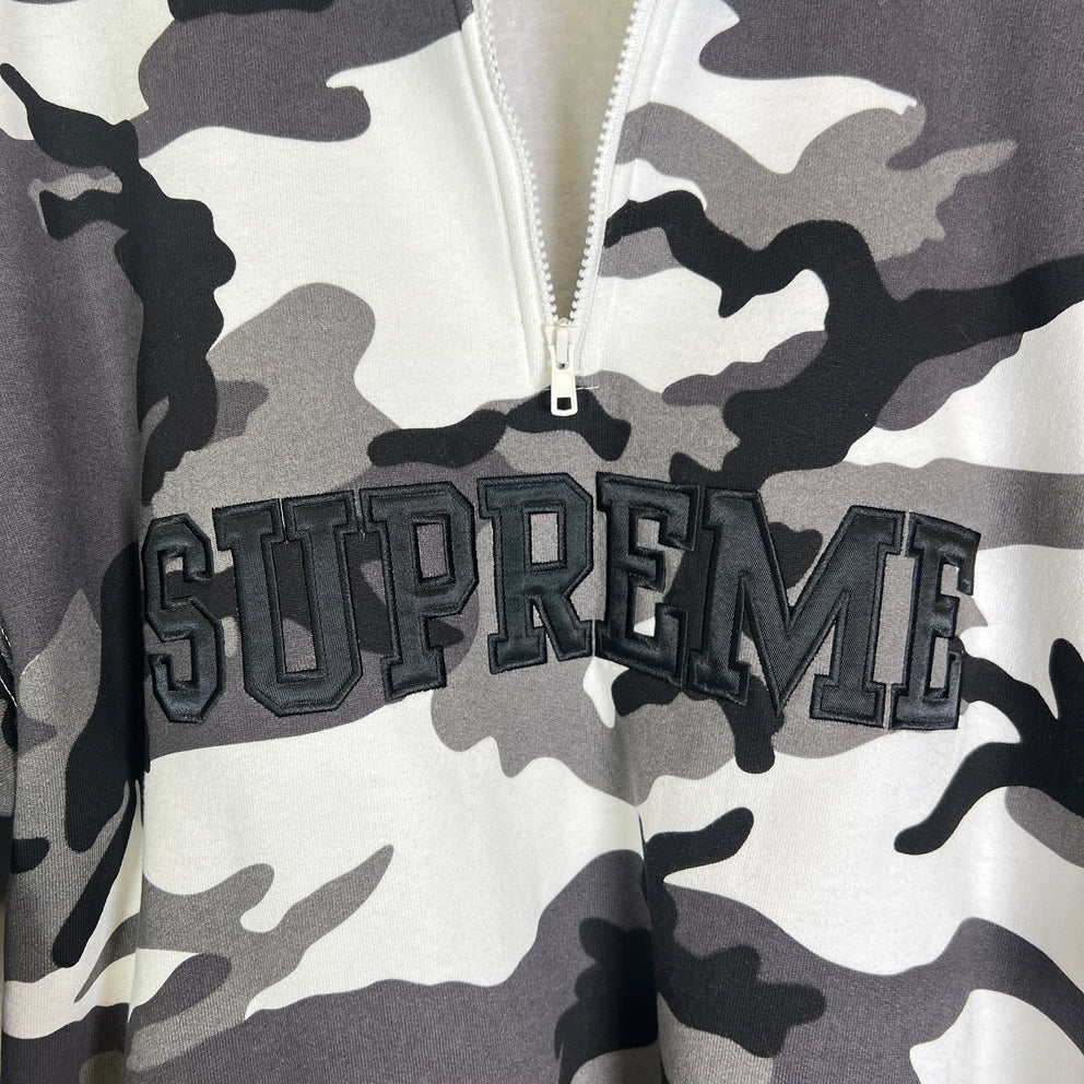 Supreme Seoul Shop Flag Half Zip Pullover