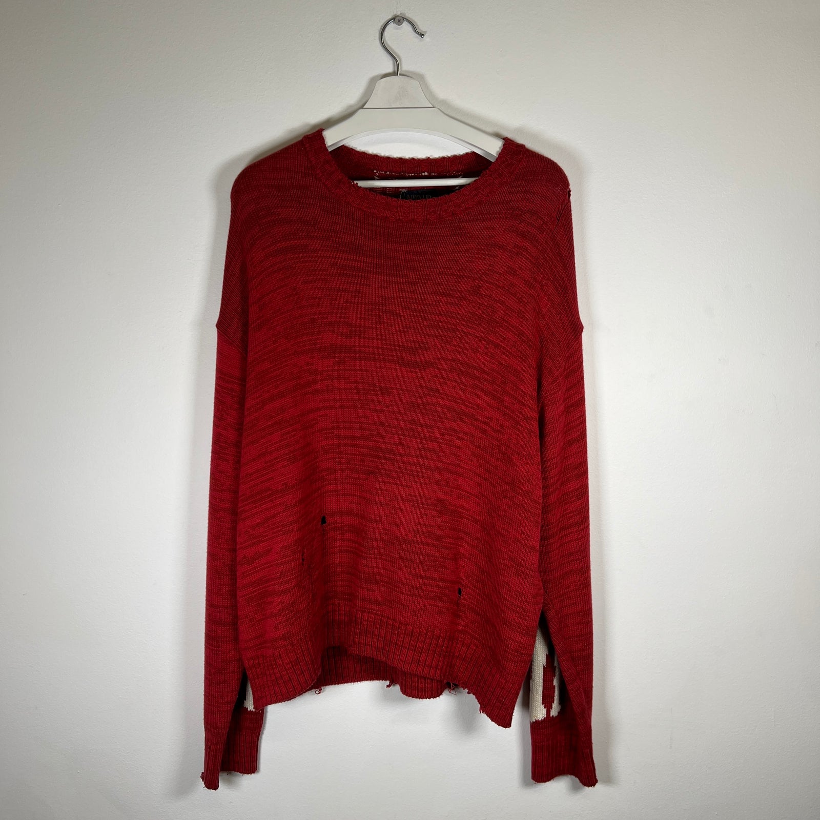 Kapital 7G Knit Red Skeleton Size L