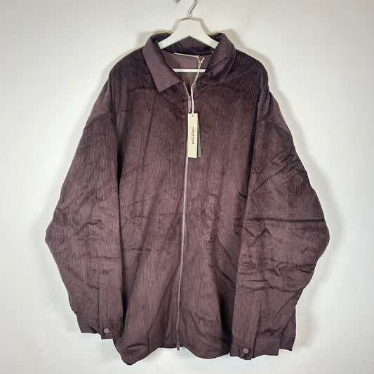 Fear of God Essentials Plum Corduroy Jacket Size XL